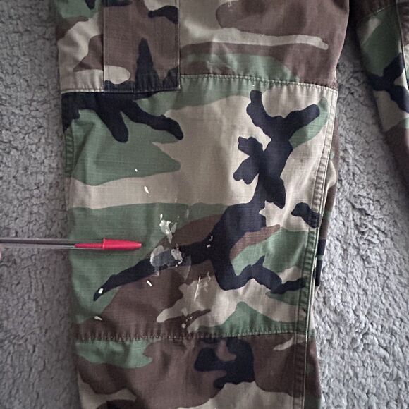 US Army BDU Size M Regular Hot Weather Woodland Camouflage Trouser Combat - Picture 3 of 16